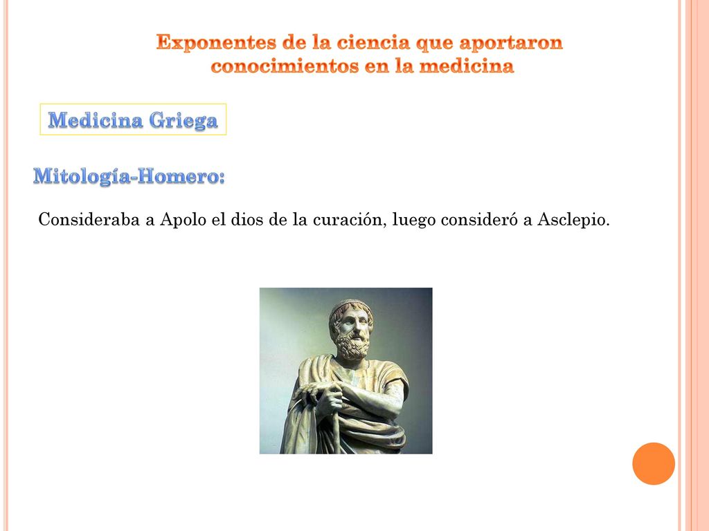 Exponentes de la ciencia que aportaron conocimientos en la medicina