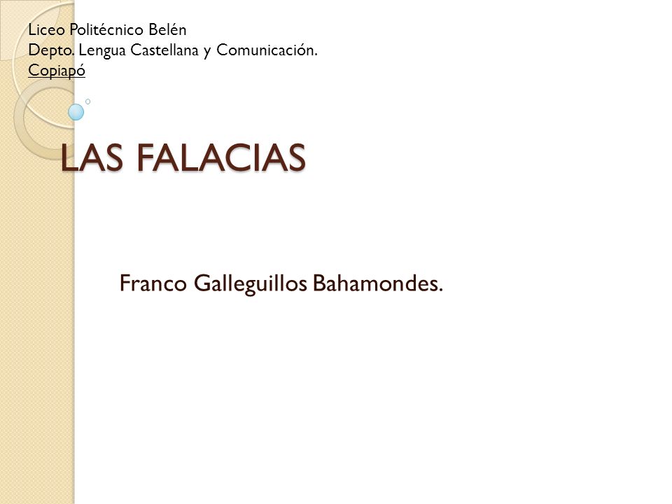 Franco Galleguillos Bahamondes.