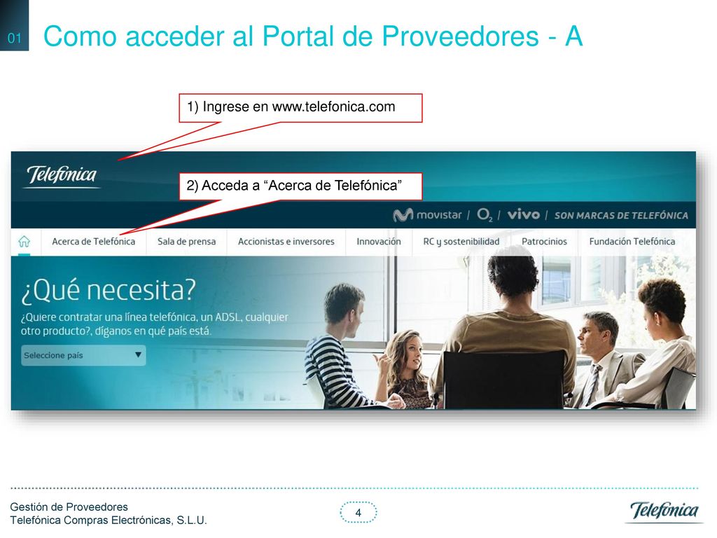 Como acceder al Portal de Proveedores - A