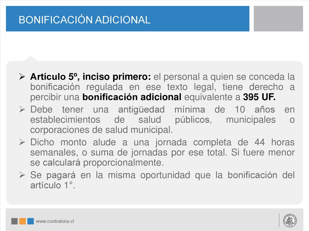 BONIFICACIÓN ADICIONAL