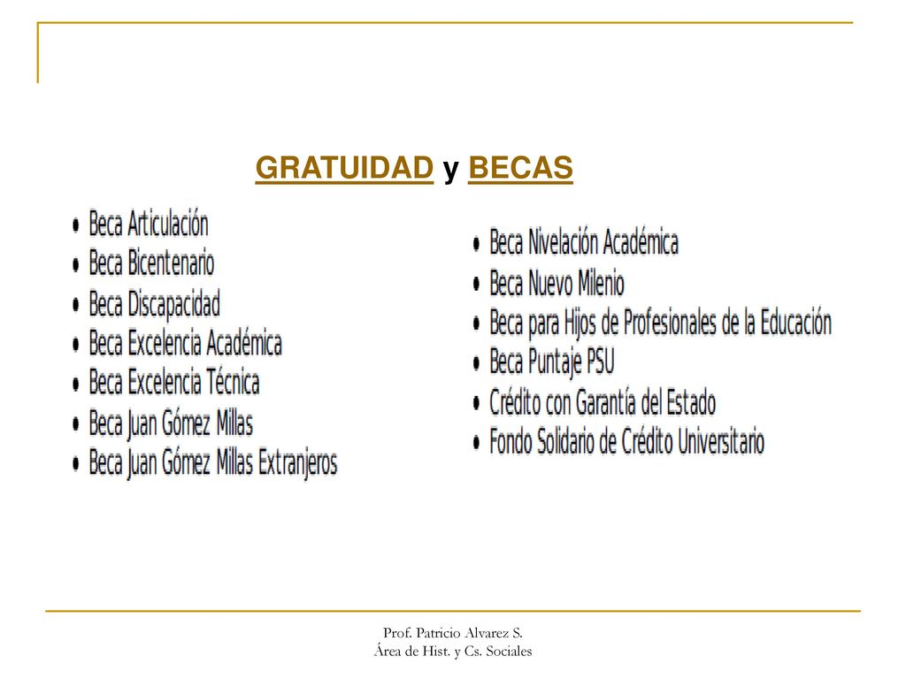 Prof. Patricio Alvarez S. Área de Hist. y Cs. Sociales