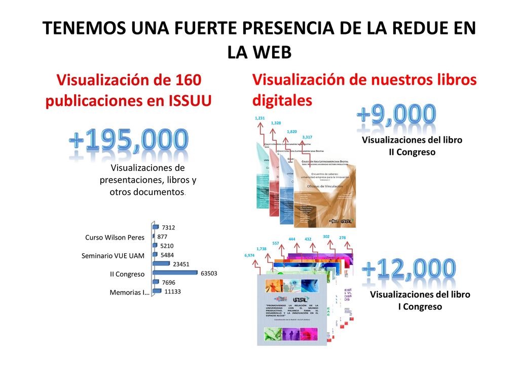 TENEMOS UNA FUERTE PRESENCIA DE LA REDUE EN LA WEB