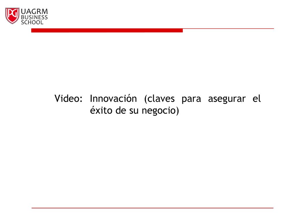 Video: Innovación (claves para asegurar el éxito de su negocio)