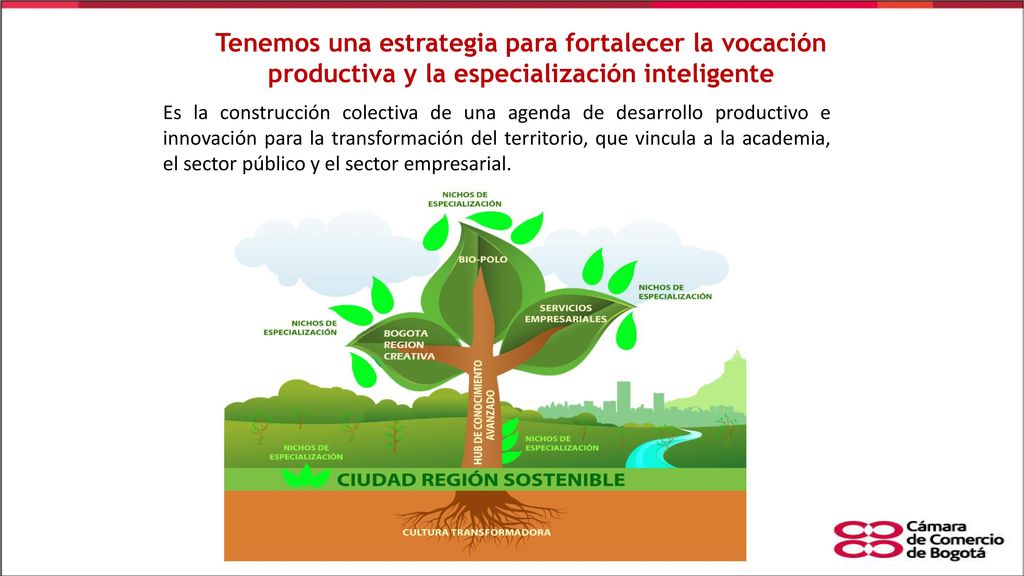 Tenemos una estrategia para fortalecer la vocación productiva y la especialización inteligente