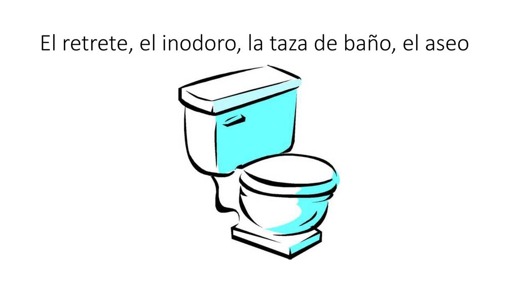 El retrete, el inodoro, la taza de baño, el aseo