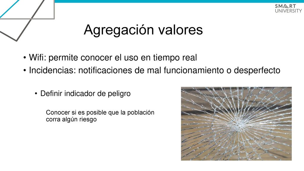 Agregación valores Wifi: permite conocer el uso en tiempo real