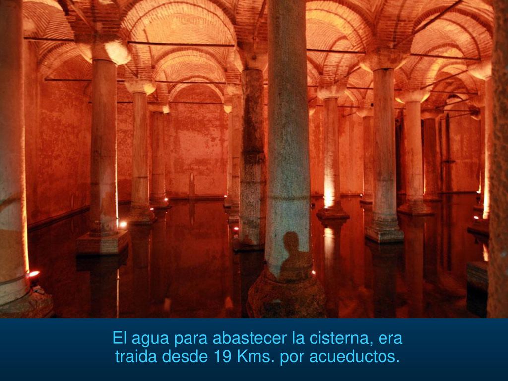 El agua para abastecer la cisterna, era traida desde 19 Kms