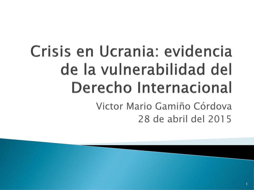 Victor Mario Gamiño Córdova 28 de abril del 2015