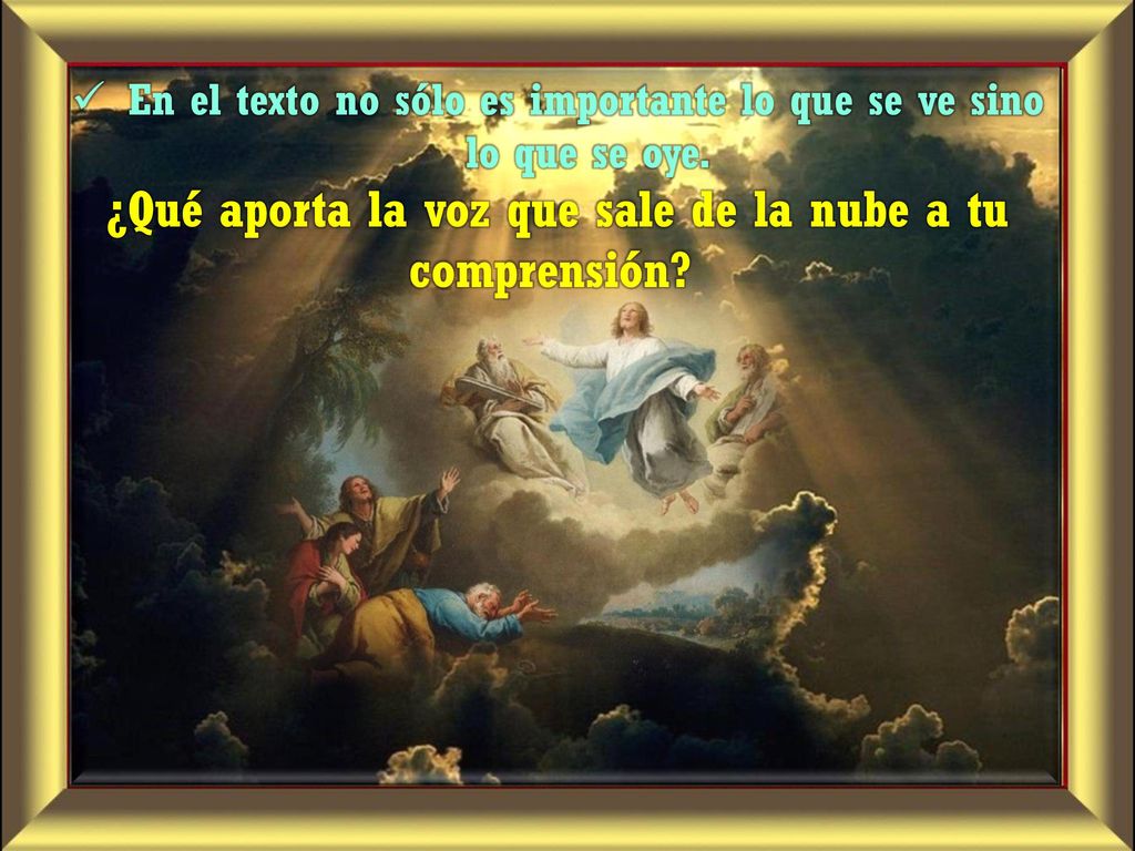¿Qué aporta la voz que sale de la nube a tu comprensión