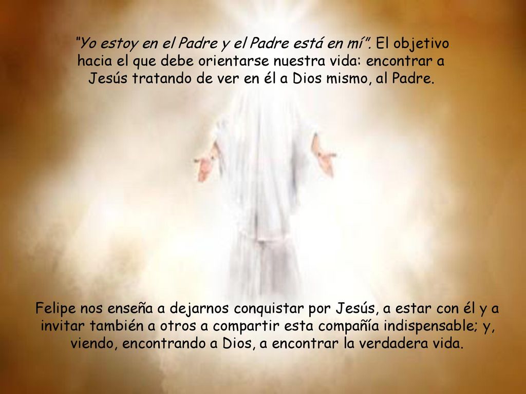 Yo estoy en el Padre y el Padre está en mí