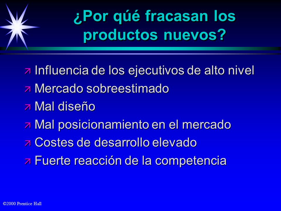 ¿Por qúé fracasan los productos nuevos