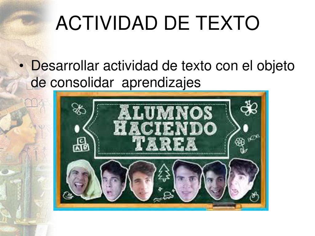 ACTIVIDAD DE TEXTO Desarrollar actividad de texto con el objeto de consolidar aprendizajes
