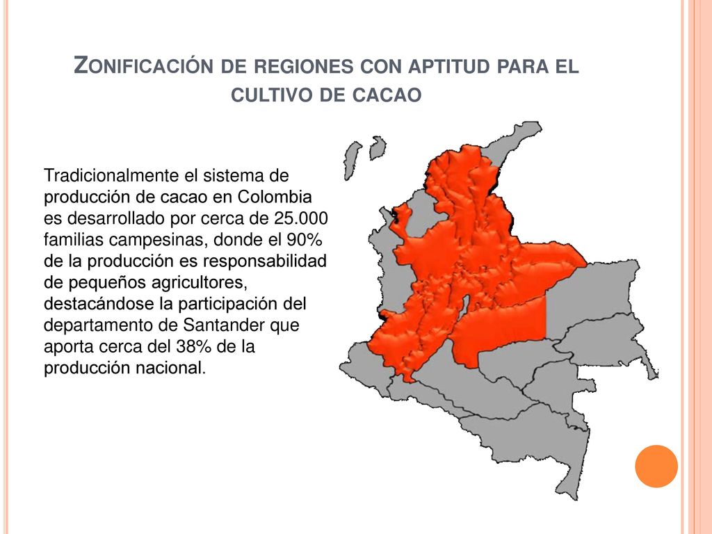 Zonificación de regiones con aptitud para el cultivo de cacao