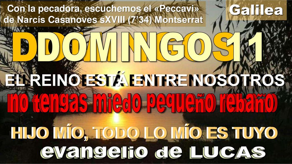 EL REINO ESTÁ ENTRE NOSOTROS EL RINO ESTÁ ENTRE NOSOTROS