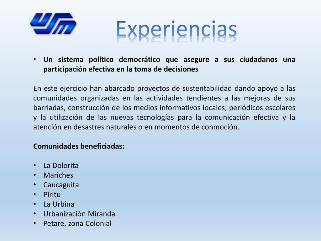 Un sistema político democrático que asegure a sus ciudadanos una participación efectiva en la toma de decisiones