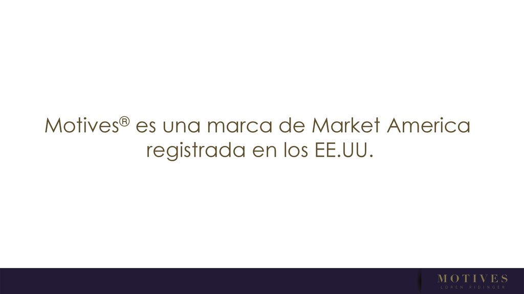 Motives® es una marca de Market America