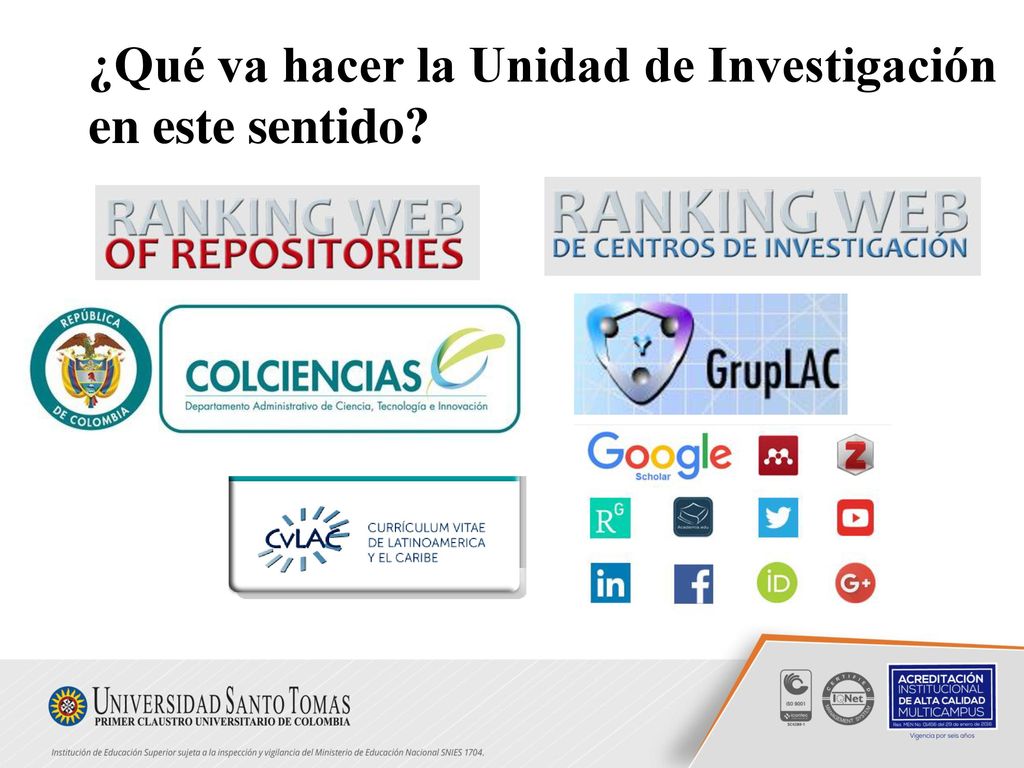 ¿Qué va hacer la Unidad de Investigación en este sentido