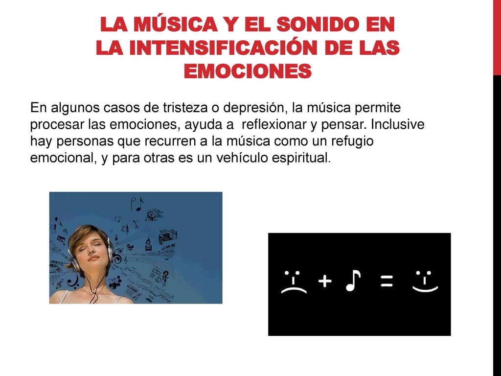 la música y el sonido en la intensificación de las emociones