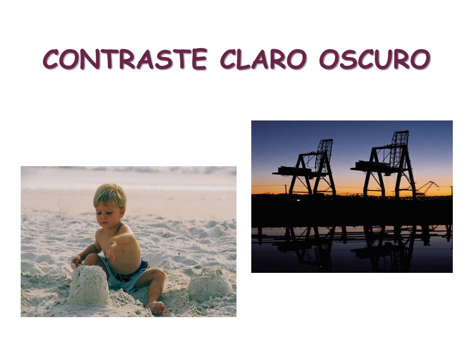 CONTRASTE CLARO OSCURO