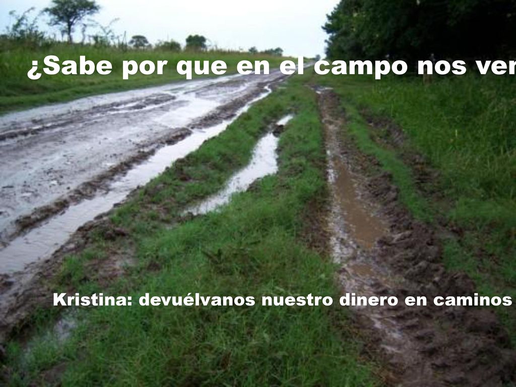 ¿Sabe por que en el campo nos vemos obligados a tener vehículos de doble tracción