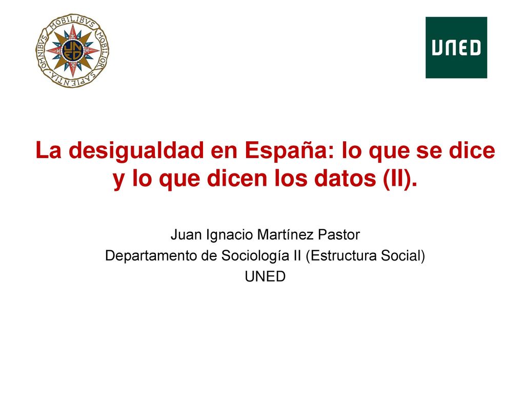 La desigualdad en España: lo que se dice y lo que dicen los datos (II).