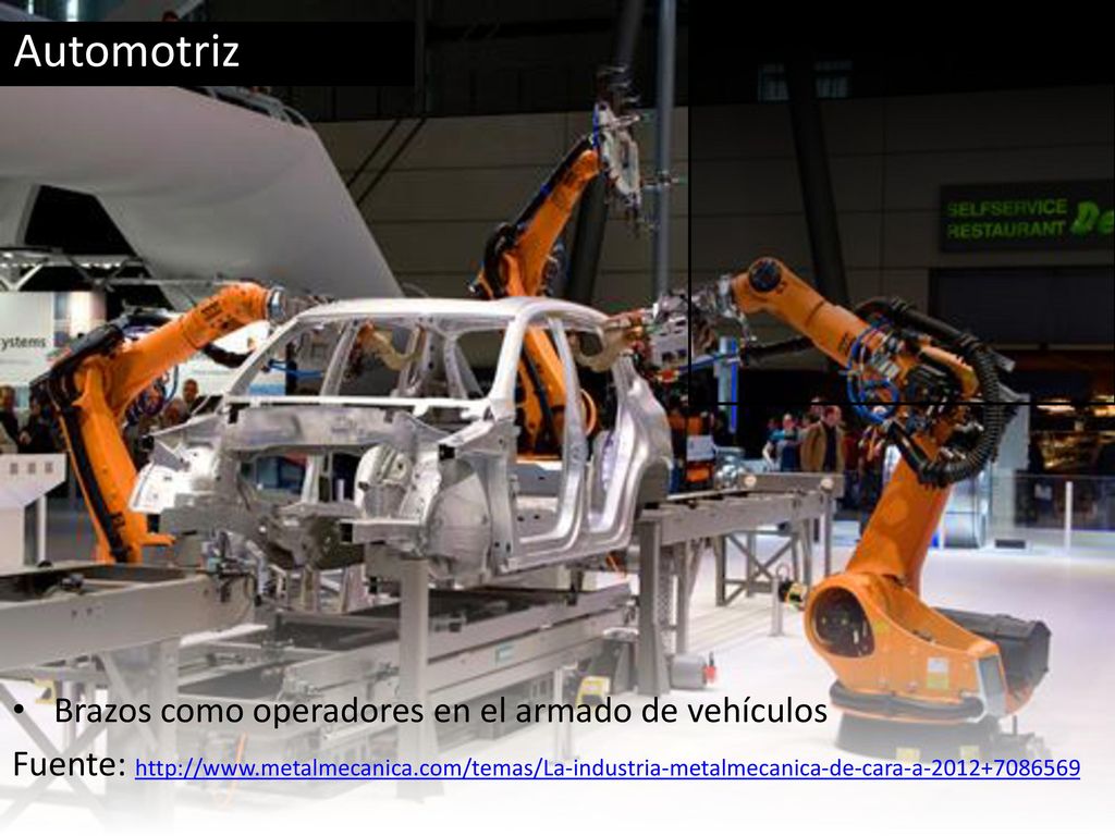 Automotriz Brazos como operadores en el armado de vehículos