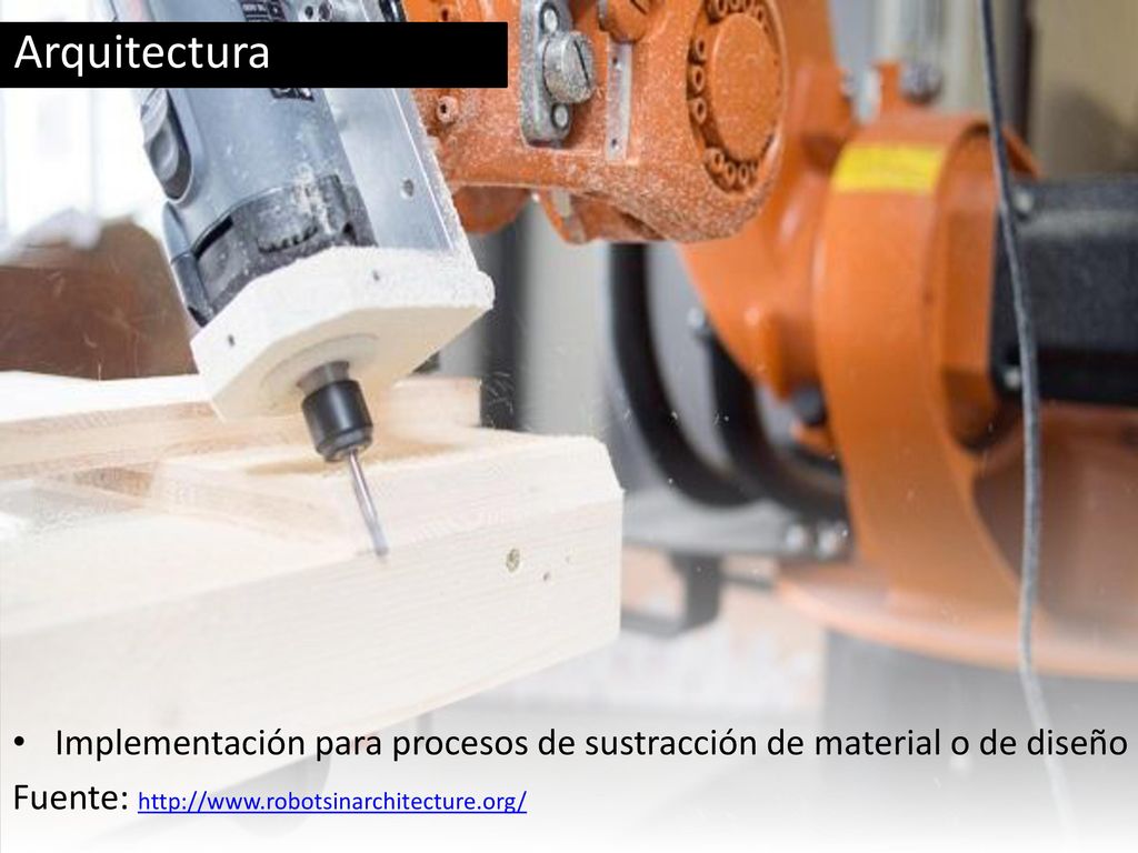 Arquitectura Implementación para procesos de sustracción de material o de diseño.
