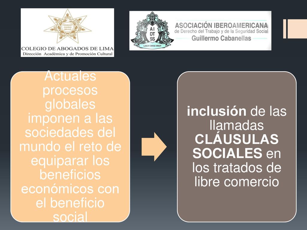 Actuales procesos globales imponen a las sociedades del mundo el reto de equiparar los beneficios económicos con el beneficio social