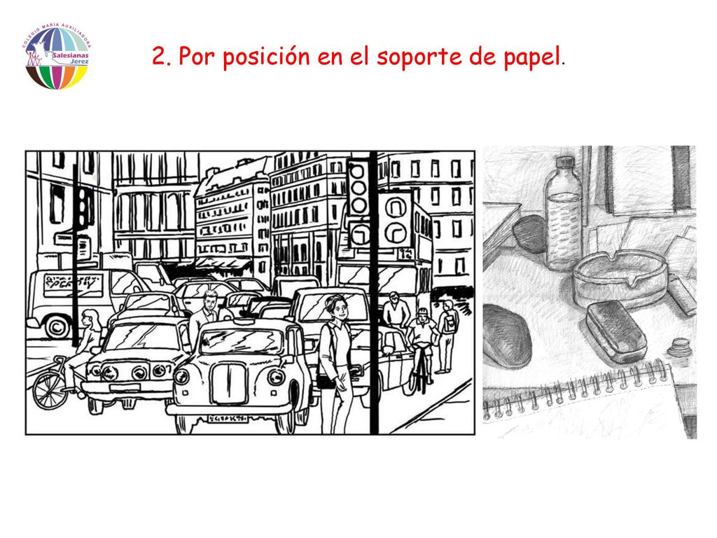 2. Por posición en el soporte de papel.
