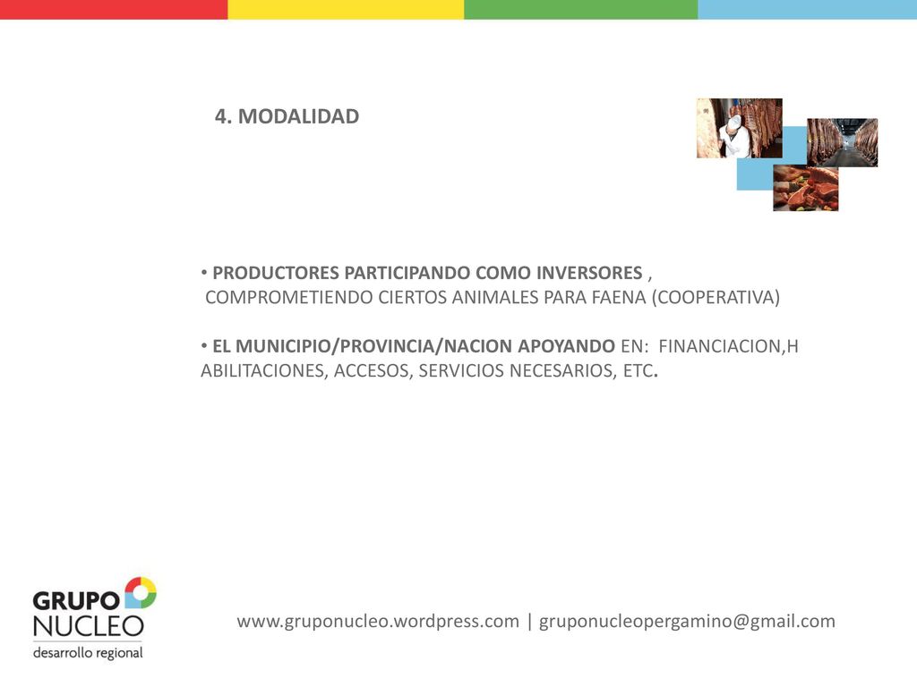 4. MODALIDAD PRODUCTORES PARTICIPANDO COMO INVERSORES ,