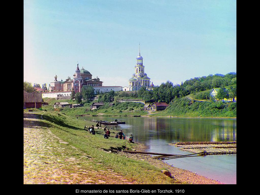El monasterio de los santos Boris-Gleb en Torzhok. 1910