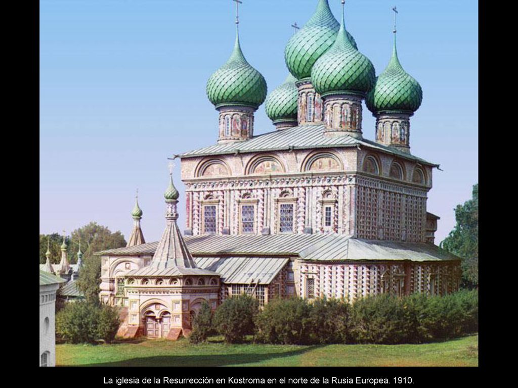 La iglesia de la Resurrección en Kostroma en el norte de la Rusia Europea