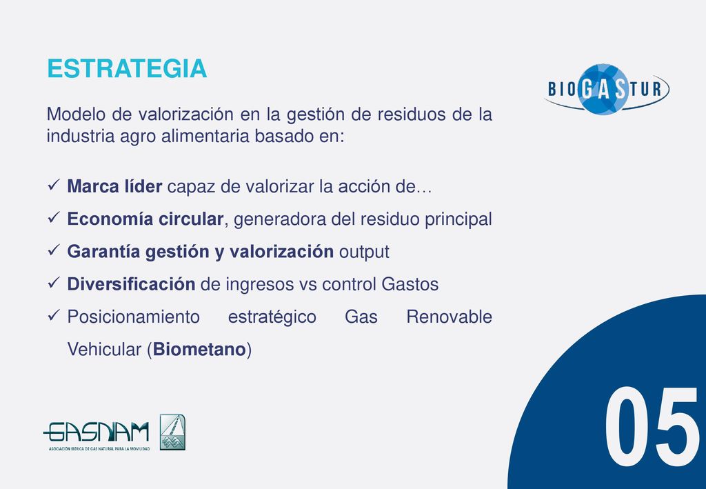 ESTRATEGIA Modelo de valorización en la gestión de residuos de la industria agro alimentaria basado en: