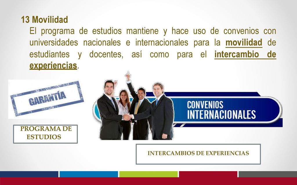 estudiantes y docentes, así como para el intercambio de experiencias.