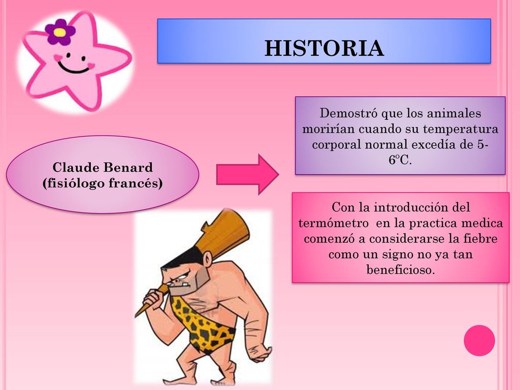 HISTORIA Demostró que los animales morirían cuando su temperatura corporal normal excedía de 5- 6ºC.