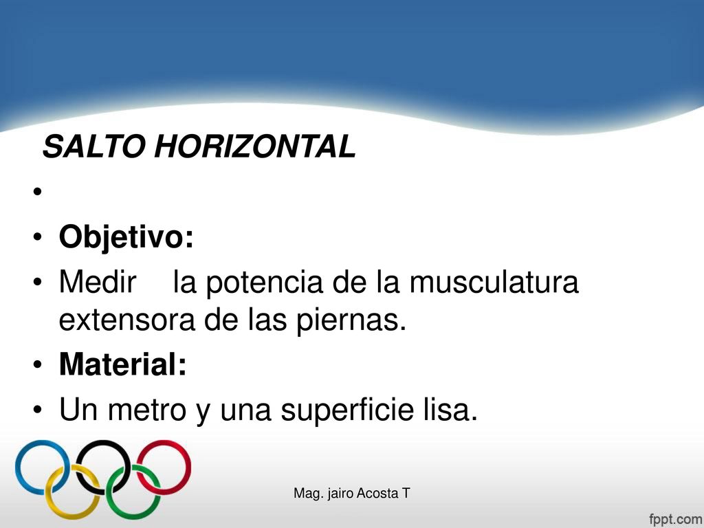 Medir la potencia de la musculatura extensora de las piernas.