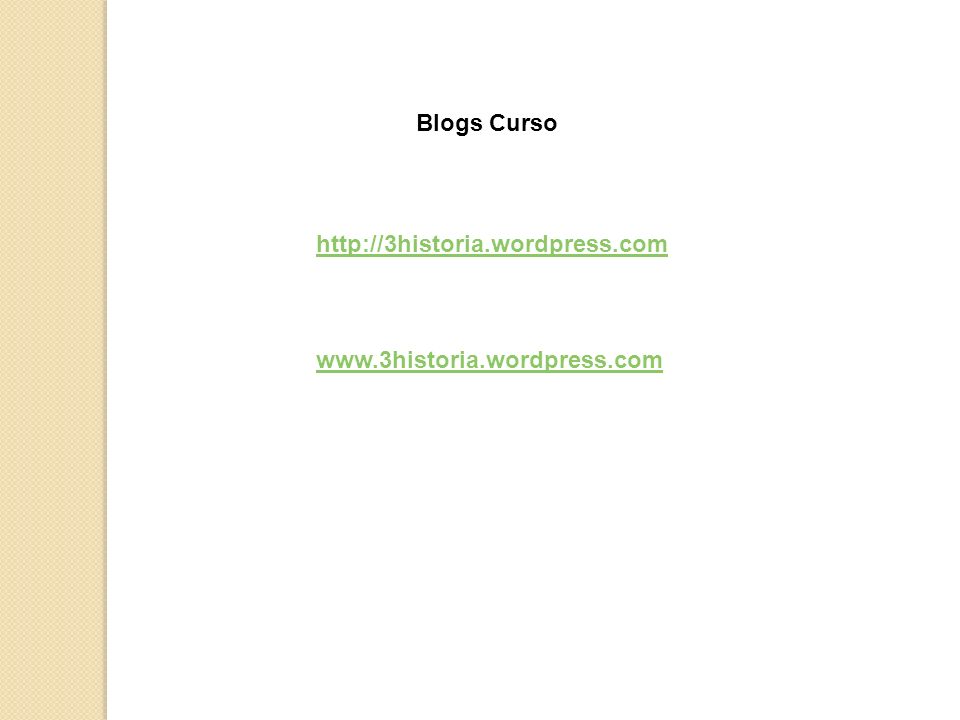 Blogs Curso
