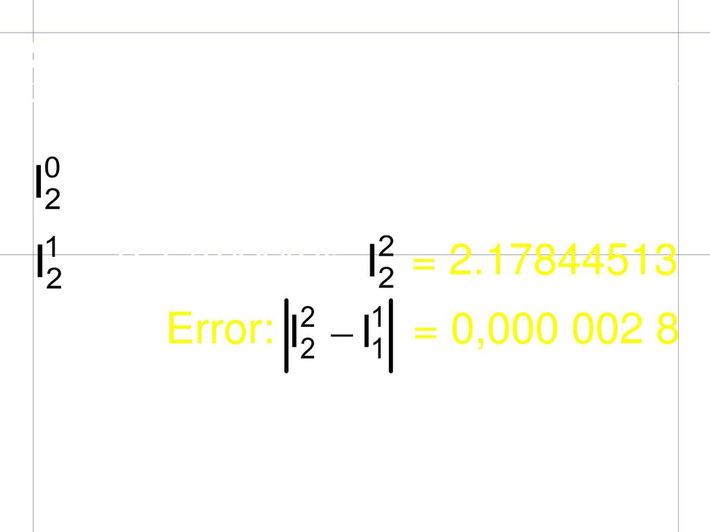 Solución Trapecios, n = 16: = = = Error: = 0,