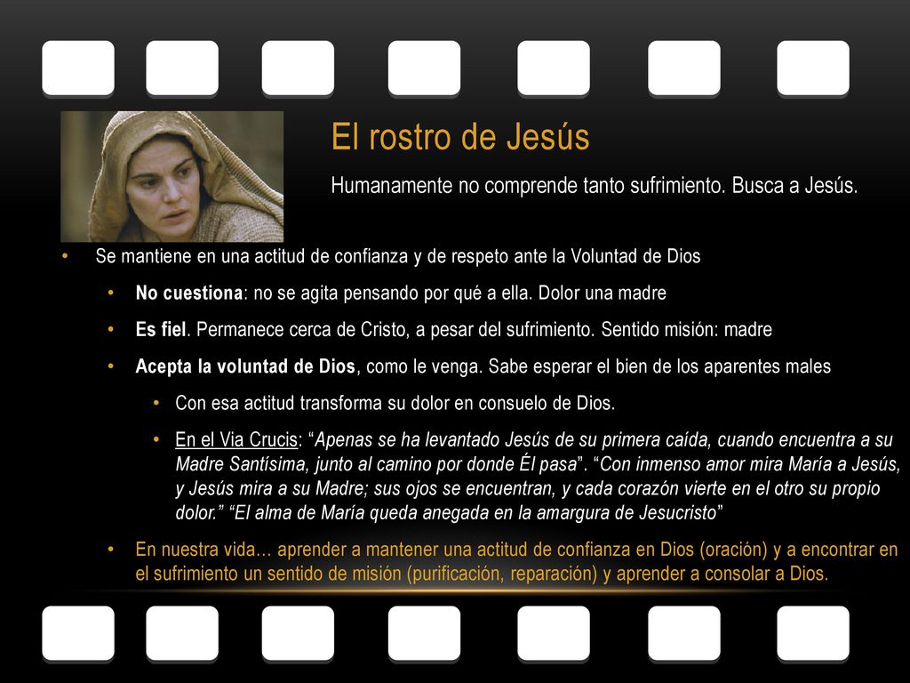 El rostro de Jesús Humanamente no comprende tanto sufrimiento. Busca a Jesús.