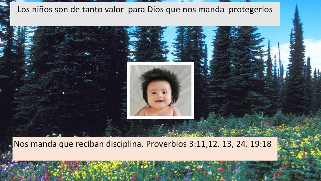 Los niños son de tanto valor para Dios que nos manda protegerlos