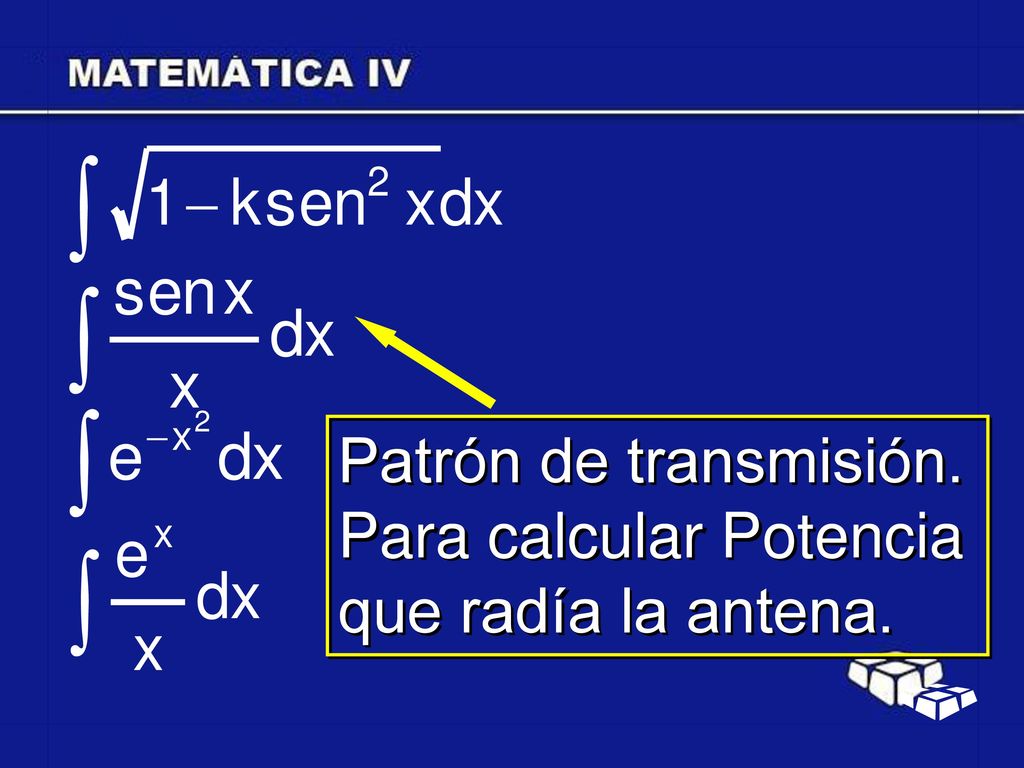 Patrón de transmisión. Para calcular Potencia que radía la antena.
