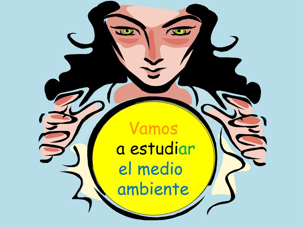 Vamos a estudiar el medio ambiente ¿Qué vamos a estudiar