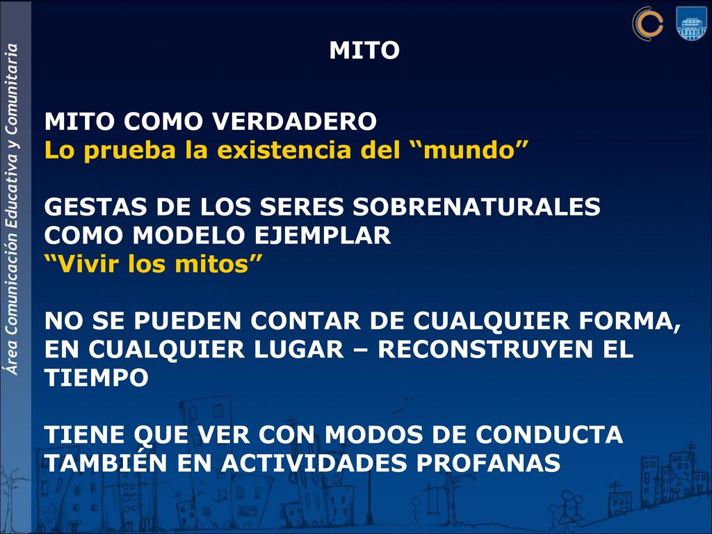 MITO MITO COMO VERDADERO. Lo prueba la existencia del mundo GESTAS DE LOS SERES SOBRENATURALES COMO MODELO EJEMPLAR.