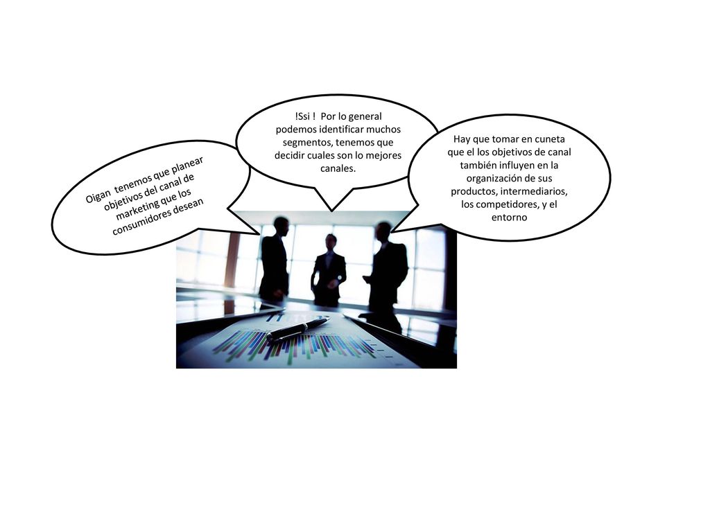 !Ssi ! Por lo general podemos identificar muchos segmentos, tenemos que decidir cuales son lo mejores canales.