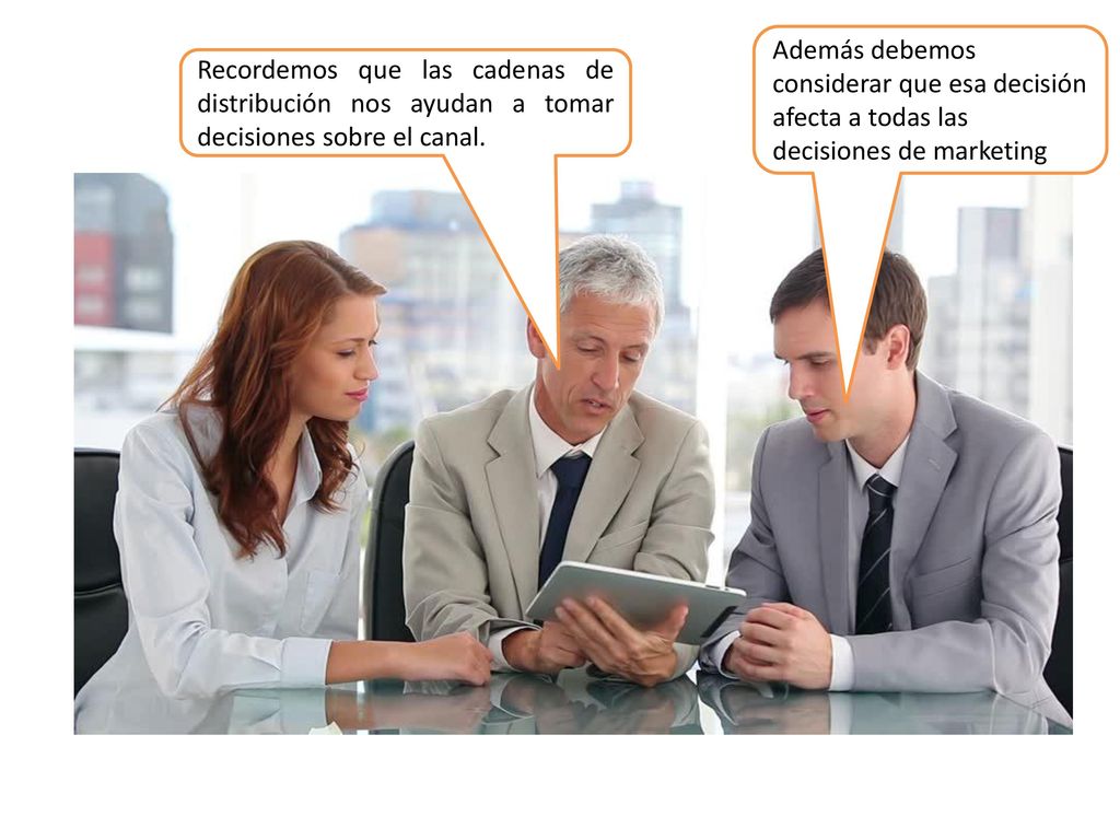 Además debemos considerar que esa decisión afecta a todas las decisiones de marketing