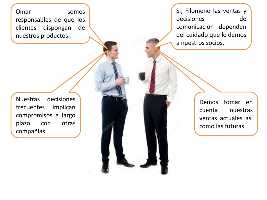 Omar somos responsables de que los clientes dispongan de nuestros productos.