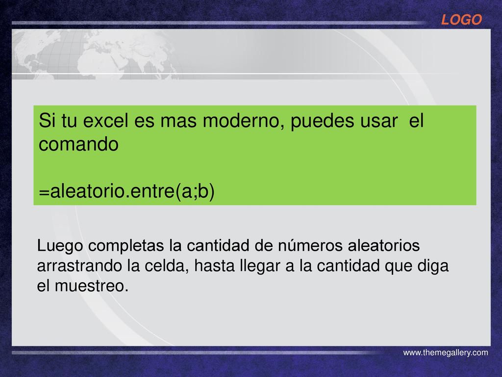 Si tu excel es mas moderno, puedes usar el comando