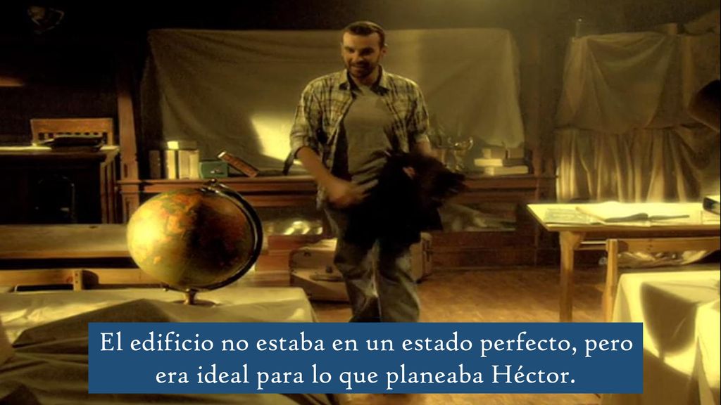 El edificio no estaba en un estado perfecto, pero era ideal para lo que planeaba Héctor.