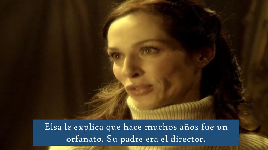 Elsa le explica que hace muchos años fue un orfanato