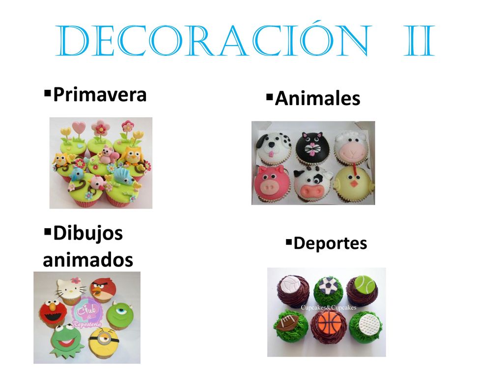 DECORACIÓN II Primavera Animales Dibujos animados Deportes